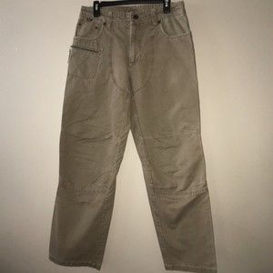 Kuhl Crag Series Pants Men's 32 x 32 Tan, 100% cotton